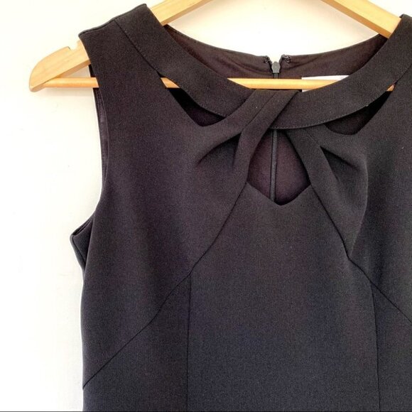 Jones Studio sleeveless midi dress, fitted, lined, cocktail, evening - Picture 5 of 8